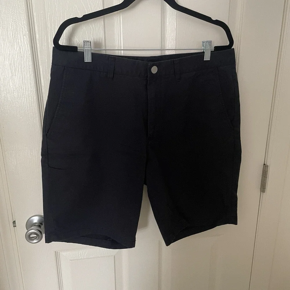 Bonobos Navy Blue Chino Shorts Men's 36 Stretch Casual Slim 9